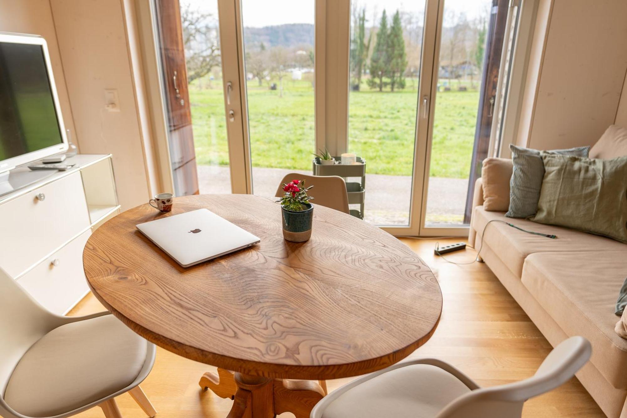Tiny House Chez Claudine - Relaxen, Workspace, Naehe Thermen, Netflix, Free Parking & Wifi Brugg  Extérieur photo